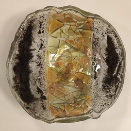 Patera szklana OKRĄGŁA mała 5