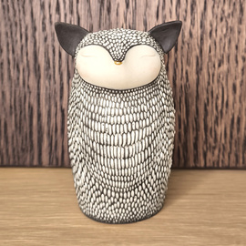 Kotek ceramiczny szary