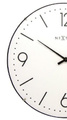 Zegar NexTime Basic Dome biały