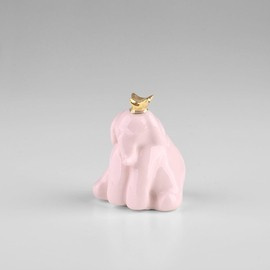 SŁONIK ceramiczny PANGZI różowy