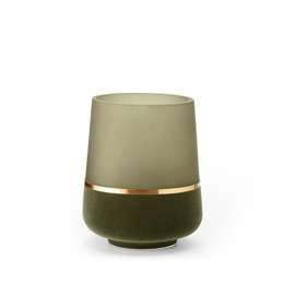 Wazon/świecznik AMELIE S zielony