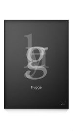 Plakat HYGGE czarny