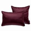 PODUSZKA aksamitna Eggplant 50x50 cm