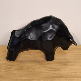 BYK ceramiczny kanciasty średni czarny