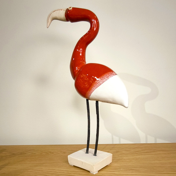 FLAMING ceramiczny czerwony