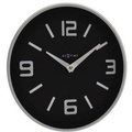 Zegar NexTime SHUWAN okragły czarny