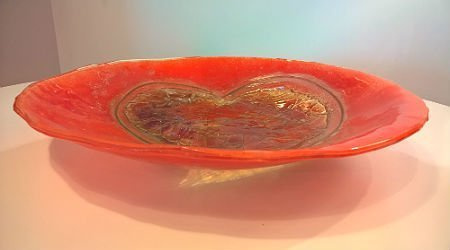 Patera szklana OKRAGŁA 1