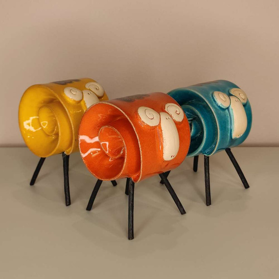 BARANEK ceramiczny turkusowy mały