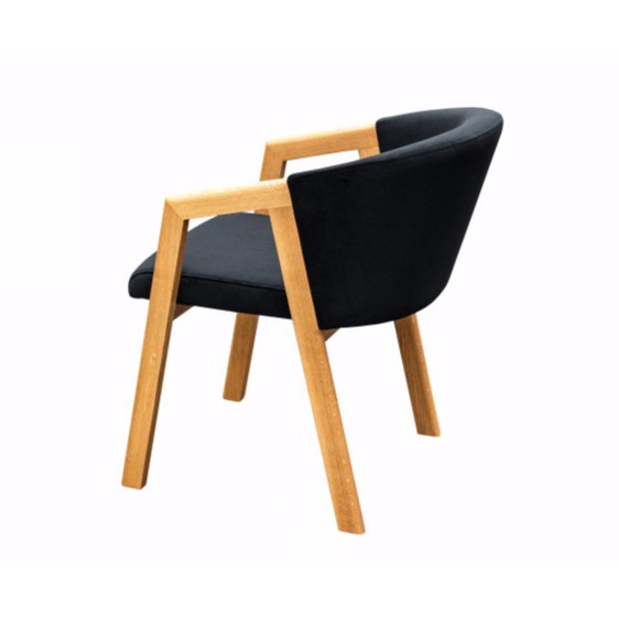 Krzesło PERL dębowe tkanina