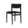 Krzesło PORTER czarna ekoskóra