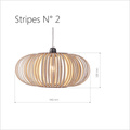 Lampa Stripes N° 2 drewniana
