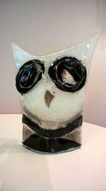 SOWA szklana ŁośDESIGN