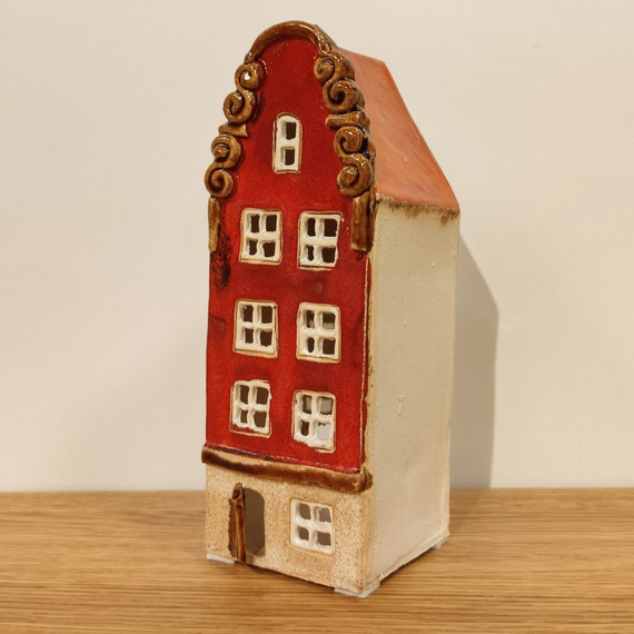 KAMIENICZKA ceramiczna czerwona