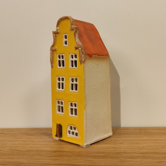 KAMIENICZKA ceramiczna żółta