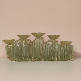 ŚWIECZNIK szklany ŁOŚ DESIGN