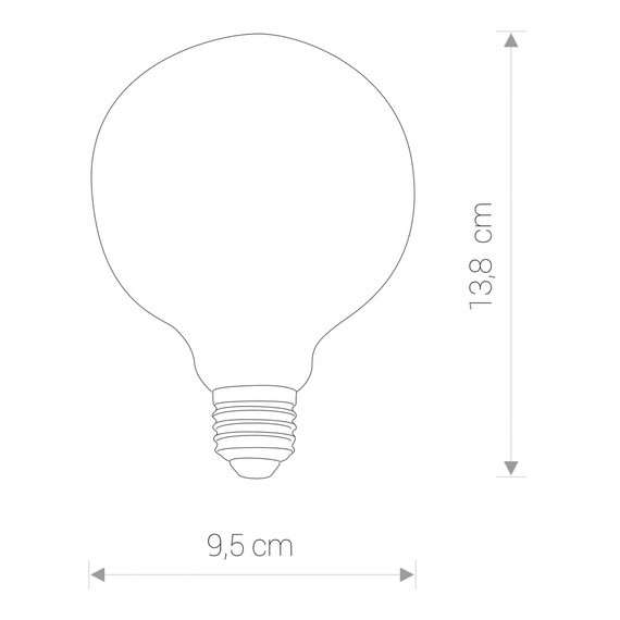 ZARÓWKA Vintage Led Bulb E27 6W 10593