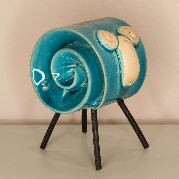 BARANEK ceramiczny turkusowy mały
