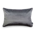 PODUSZKA aksamitna Dark Grey 40x60 cm