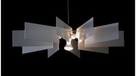 Lampa ALVERD Kafti biała