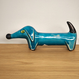 JAMNIK ceramiczny turkusowy