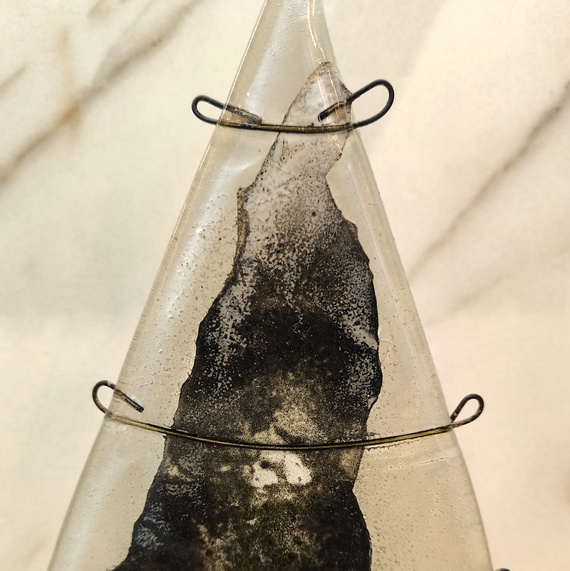 Choinka szaro-metaliczna