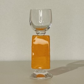 KIELISZEK kostka pomarańczowy opakowy