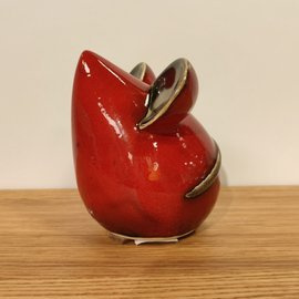 MYSZ ceramiczna czerwona mała