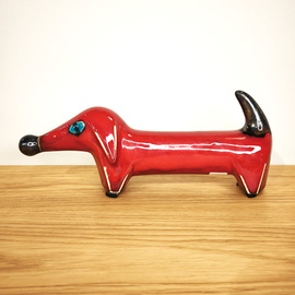 JAMNIK ceramiczny czerwony