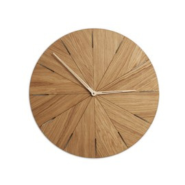 Zegar drewniany  TRIANGLES medium