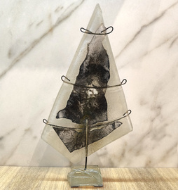 Choinka szaro-metaliczna