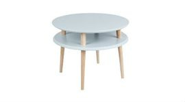 Stolik UFF jasnoszary średni