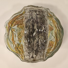 Patera szklana OKRĄGŁA mała 4