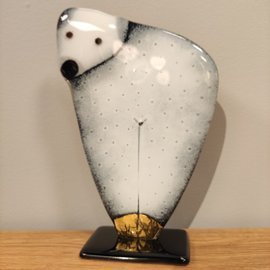 MIŚ polarny szklany duży