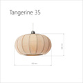 Lampa Tangerine drewniana mała