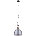 Lampa wisząca AMALFI srebrna smoked  L