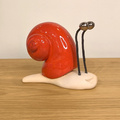 Ślimak ceramiczny czerwony