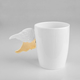 KUBEK porcelanowy PANGZI duży biały