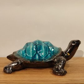 ŻÓŁW ceramiczny duży turkusowy