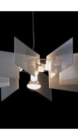 Lampa ALVERD Kafti biała