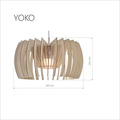 Lampa Yoko sklejka