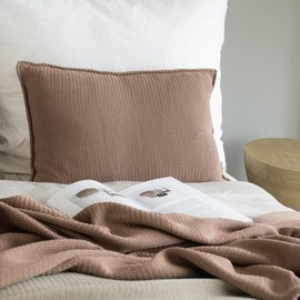 Poszewka MOYHA terakota prostokątna