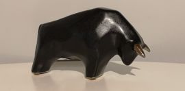 BYK ceramiczny kanciasty mały czarny