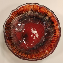 Patera szklana OKRĄGŁA mała 2