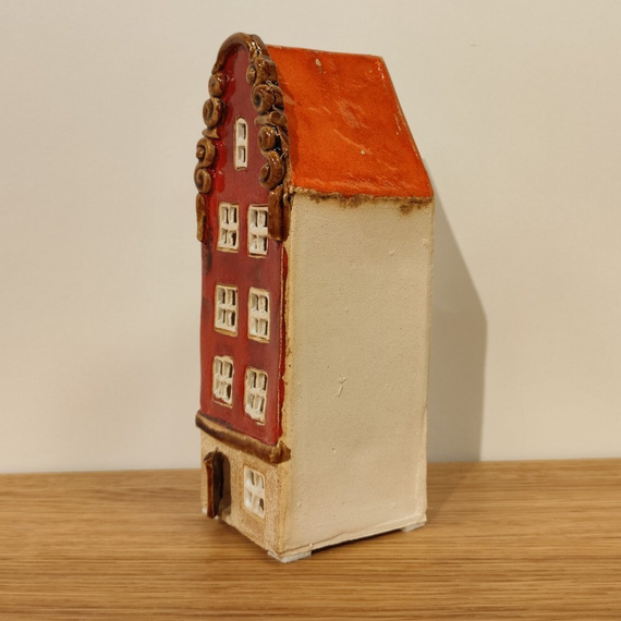 KAMIENICZKA ceramiczna czerwona