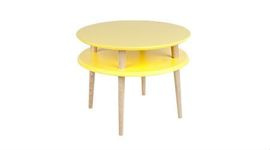 Stolik UFF żółty średni