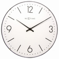 Zegar NexTime Basic Dome biały
