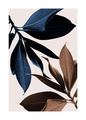 Plakat blue Magnolia 2