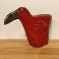 TUKAN ceramiczny czerwony duży
