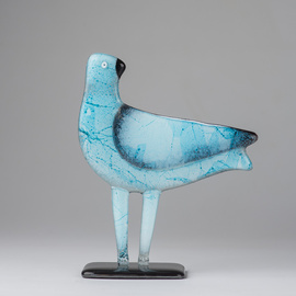 PTAK szklany niebieski 2