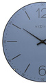Zegar NexTime INDEX DOME niebieski